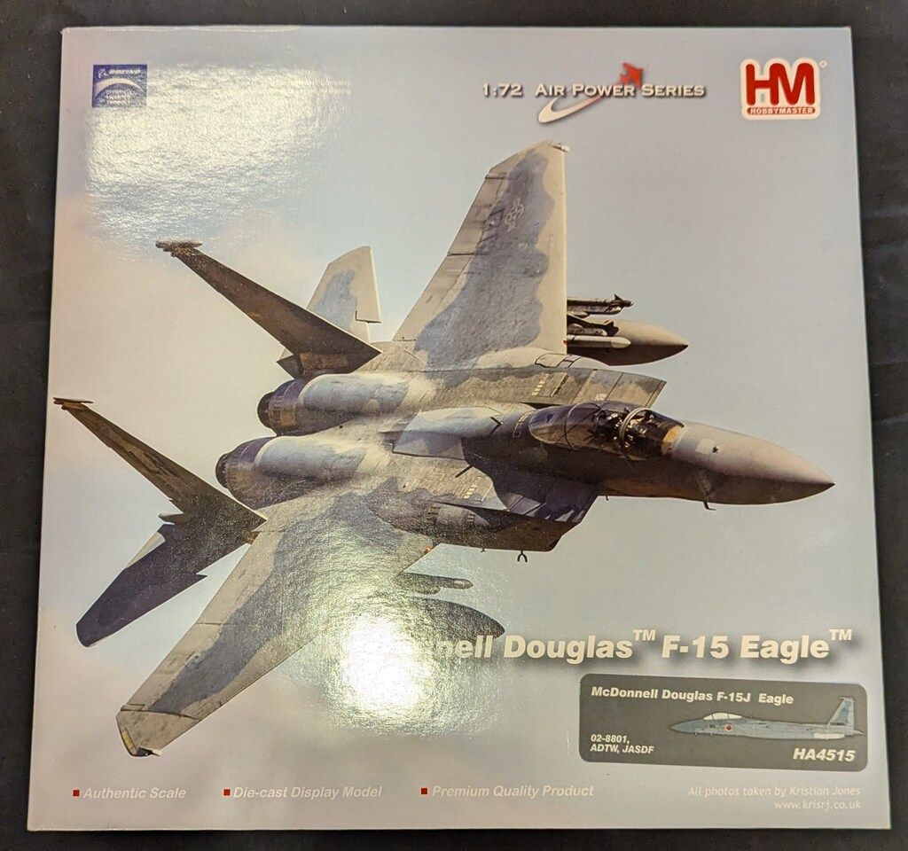 HOBBYMASTER 1/72 F15 戦闘機 ホビーマスター 航空自衛隊 F-15DJ