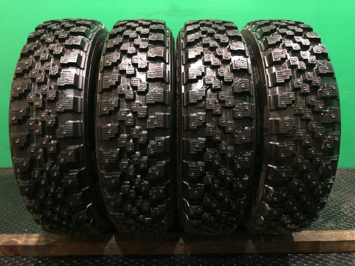 競技用中古スパイクタイヤ（フルピン）195⁄65R15 フルピン・スパイク 
