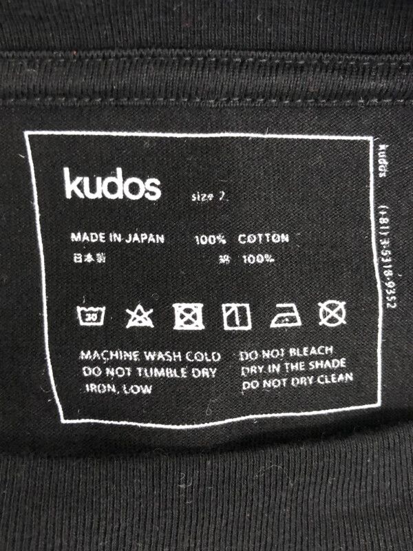 トップス kudos 19AW DOUBLE HEAD LONG SLEEVE TEE kudos クードス 19AW DOUBLE HEAD LONG-SLEEVE T-SHIRT PATTERN
