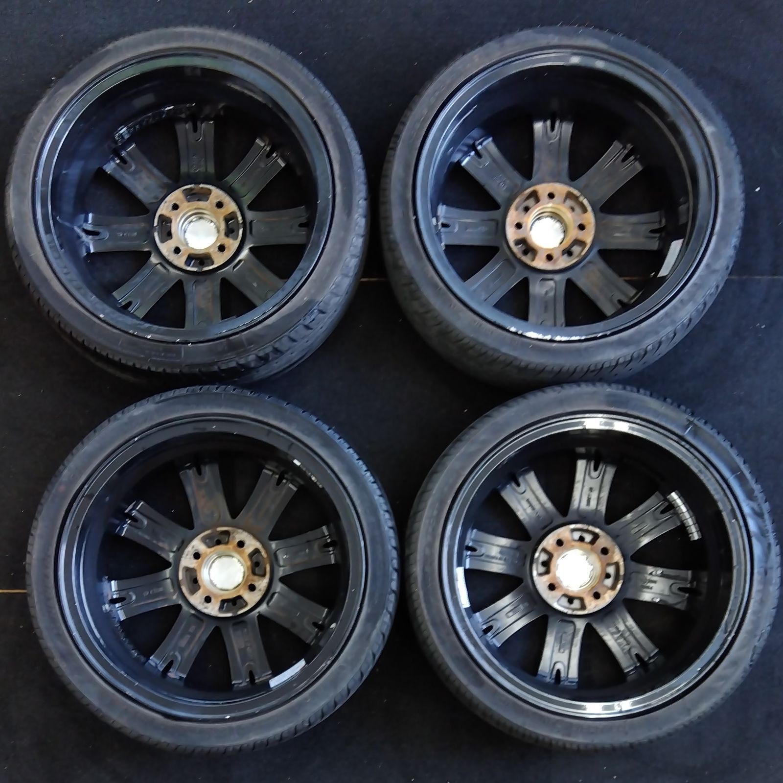 16×5J＋45】【165/45R16】中古 タイヤホイールセット 4本セット