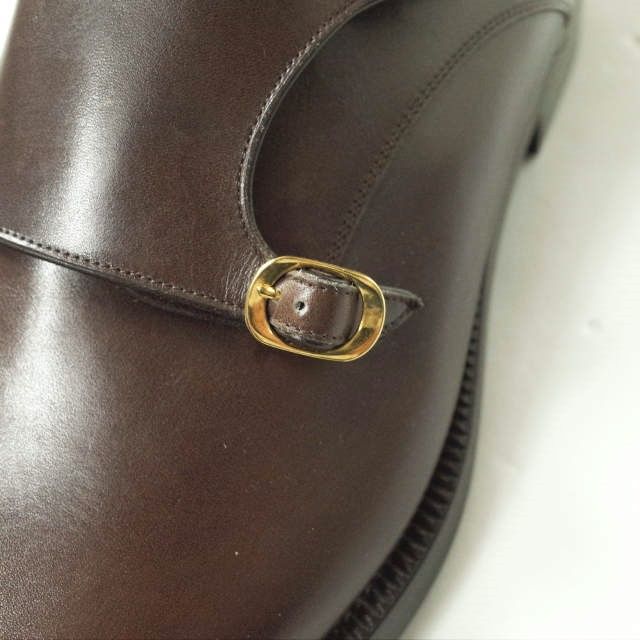 F.LLI Giacometti フラテッリジャコメッティ イタリア製 Double Monk Strap Shoes ダブルモンクストラップシューズ FG182 43(28cm) Brown 革靴 シューズ【新古品】【F.LLI Giacometti】