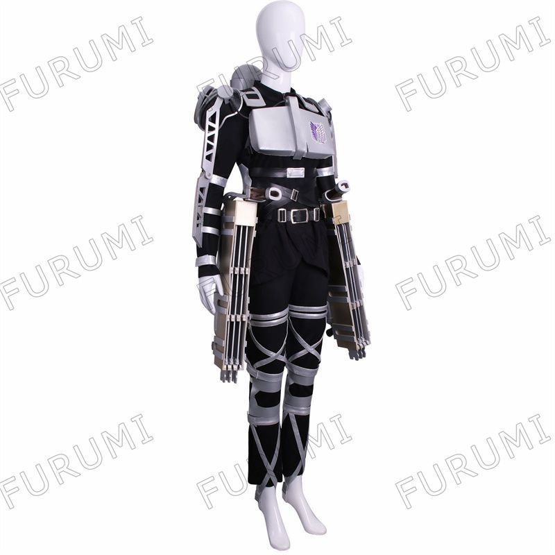 コスプレ衣装 調査兵団 戦闘服 セクシー タイト ゴシック アニメ 進撃の巨人 コスチューム 春秋冬 M250124-151
