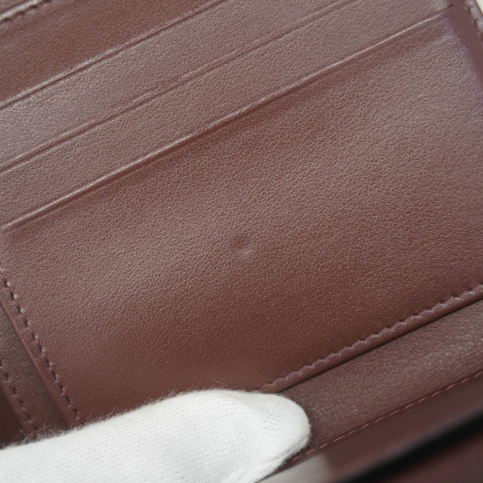 シャネル キャビアスキン マトラッセ 三つ折り財布 紫 パープル（紫）系 CHANEL(シャネル) 財布・小物(レディース