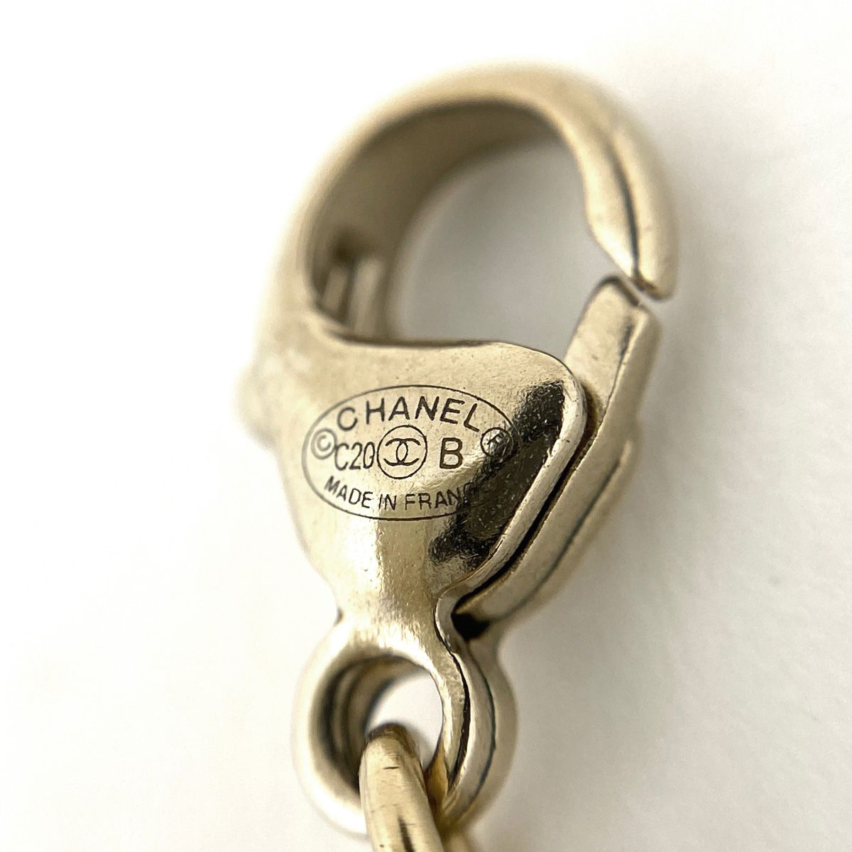 シャネル CHANEL ココマーク フェイクパール ネックレス CC