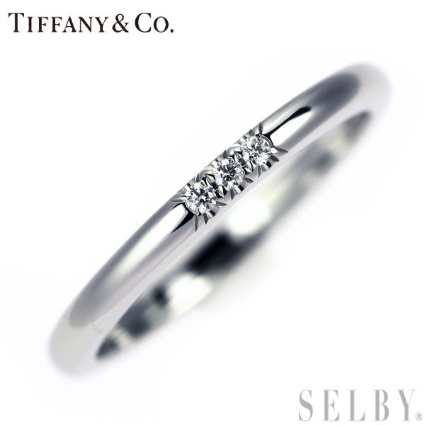 ティファニー　TIFFANY　PT950　18.5号　クラシックバンドリング TIFFANY&Co. ティファニー TIFFANY & Co. クラシックバンド