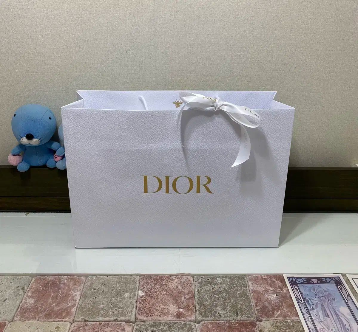 Dior(ディオール) バッグ 箱 ( 22x27x13 )+中紙+リボン+請求書