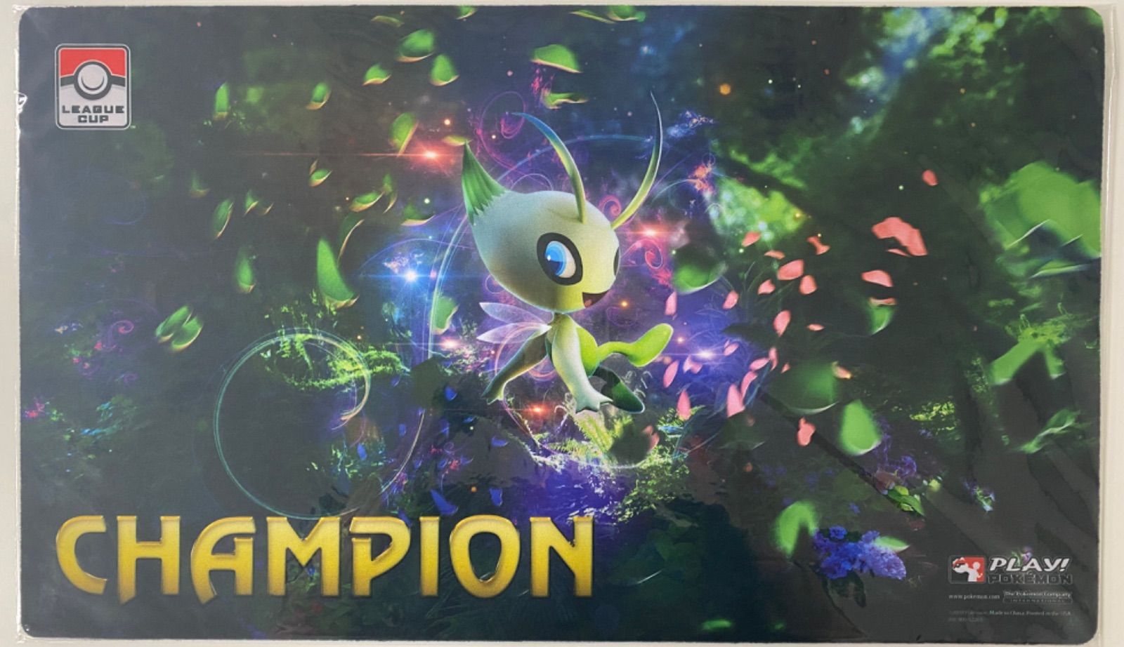 【海外限定】セレビィ プレイマット チャンピオン CHAMPION ポケモンカード 海外限定 セレビィ プレイマット CHAMPION