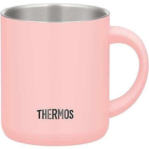 THERMOS サーモス 真空断熱マグカップ JDG-281C PWP パウダーピンク ステンレスマグ フタ付 保温 保冷 シンプル おしゃれ スタイリッシュ 結露しにくい プレゼント ギフト