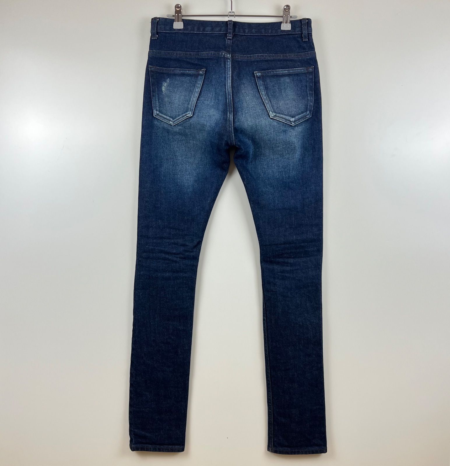  GalaabenD 20 ss knee cutout crush skinny denim pants S ガラアーベント ニーカットアウト クラッシュ スキニーデニムパンツ スキニーデニム デニム ジーンズ