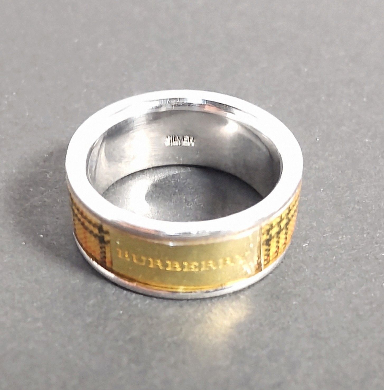 USED中古品】 BURBERRY バーバリー ノバチェック 指輪 リング 7