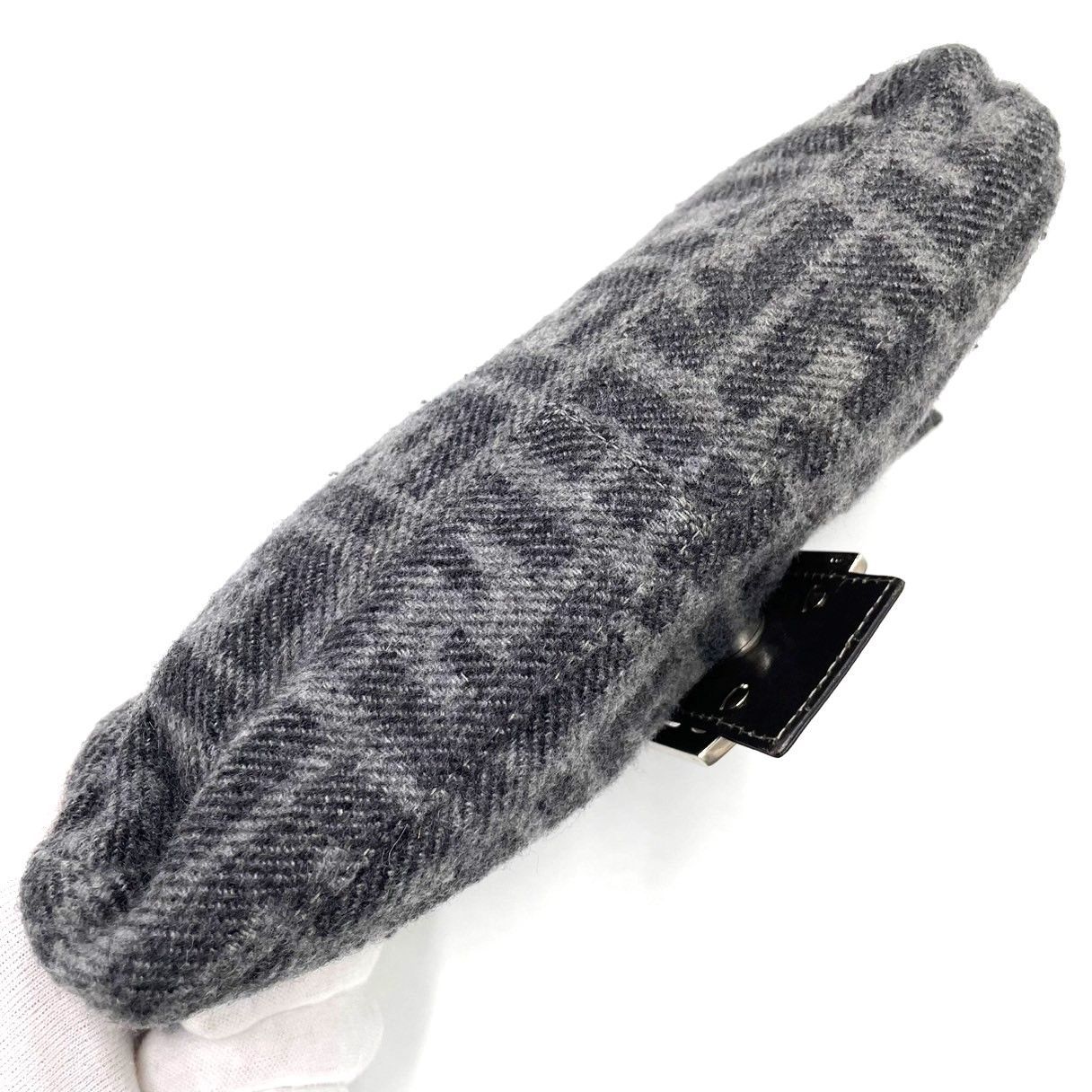 K747】FENDI（フェンディ）/ウールマンマバケット/ズッカ柄