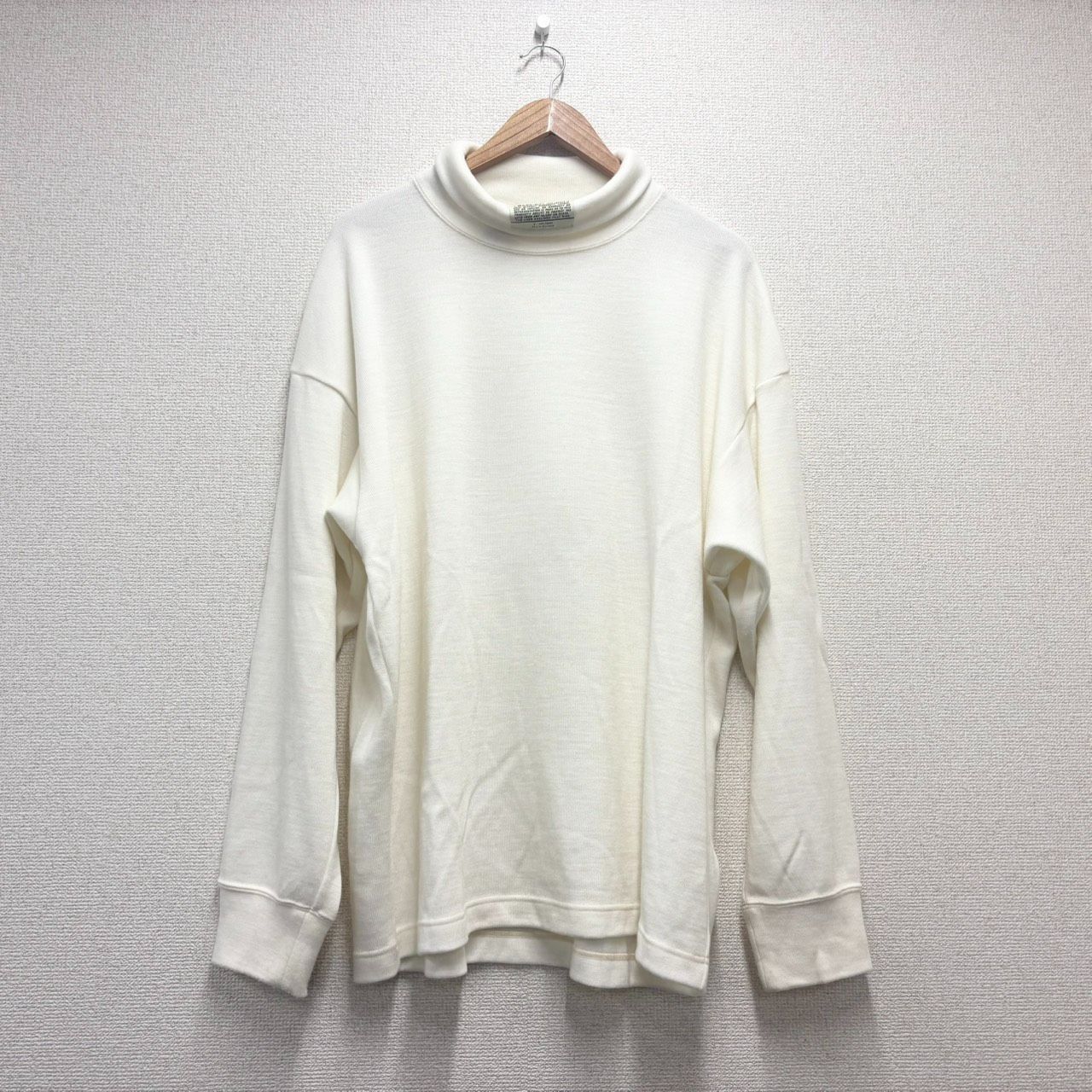 N.HOOLYWOOD ハイネックニット トップス ホワイト メンズ Lサイズ エヌハリウッド