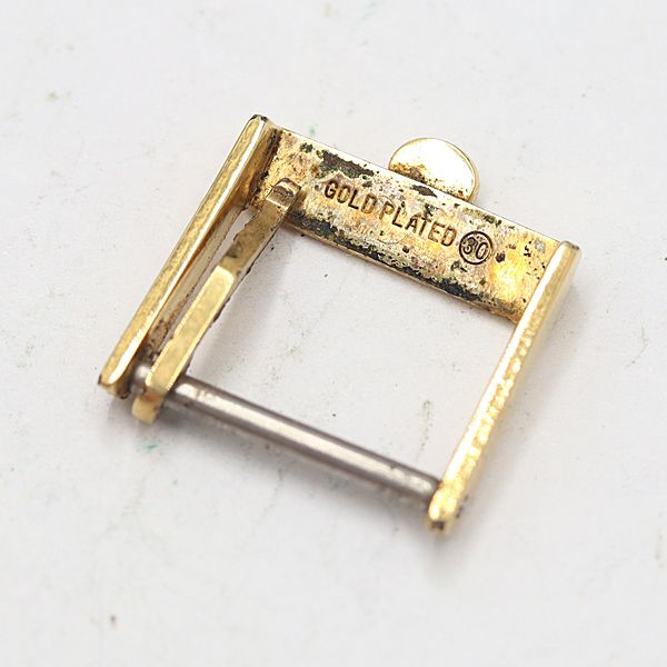 美品 オメガ 純正尾錠 ゴールドカラー 15mm メンズ/レディース