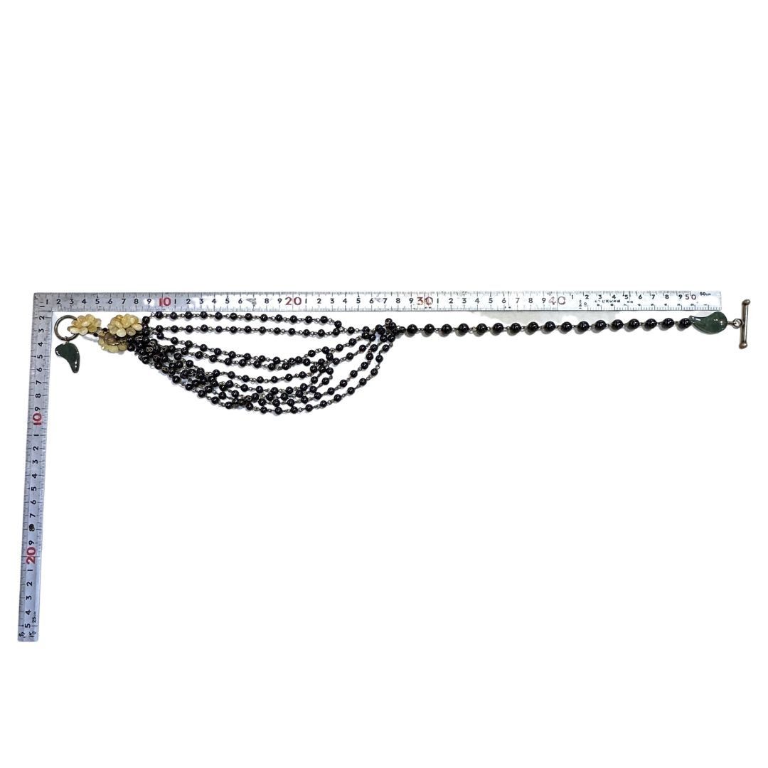 MURDERPOLLEN マーダーポーレン ストーンレイヤードネックレス