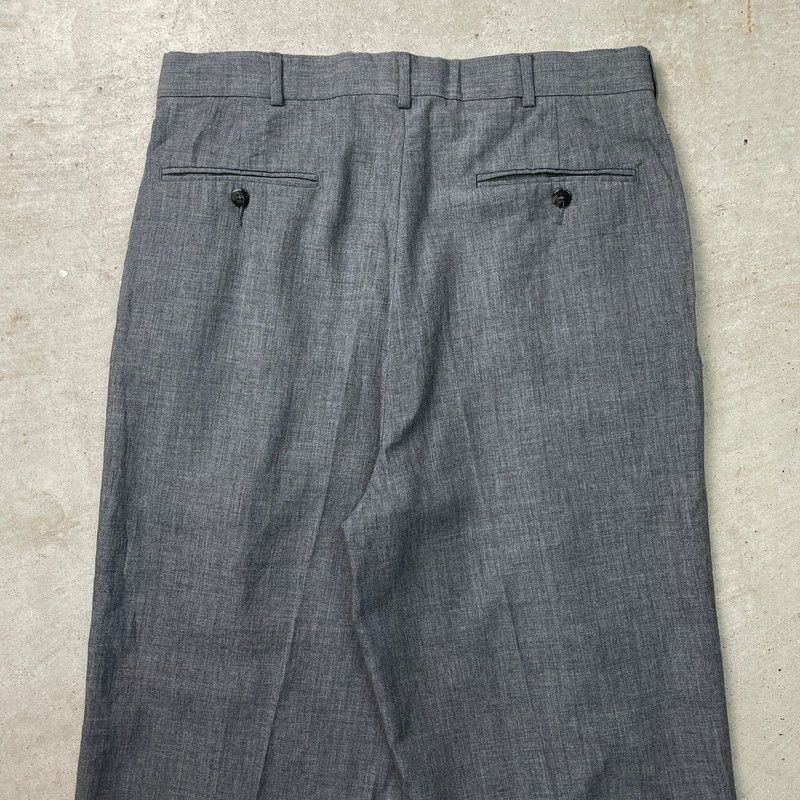 〜80s　ヴィンテージ　ワイドスラックス　　ロケットタロン 80's~ Vintage Navy Slacks Rocket Talon 80年代 ネイビー 紺