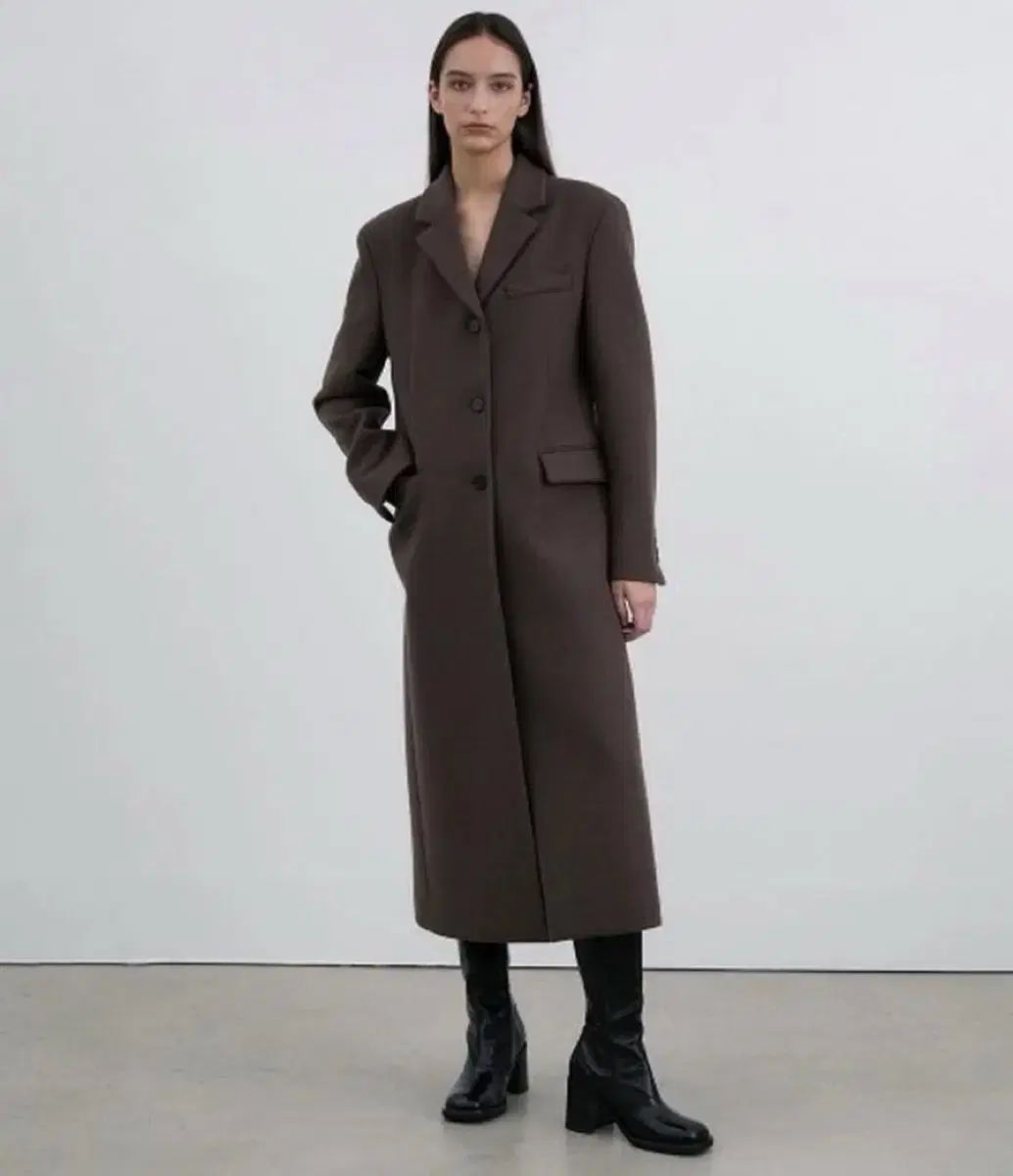 ご挨拶 エランセ ウーマン カシミヤ シングル マキシ コート