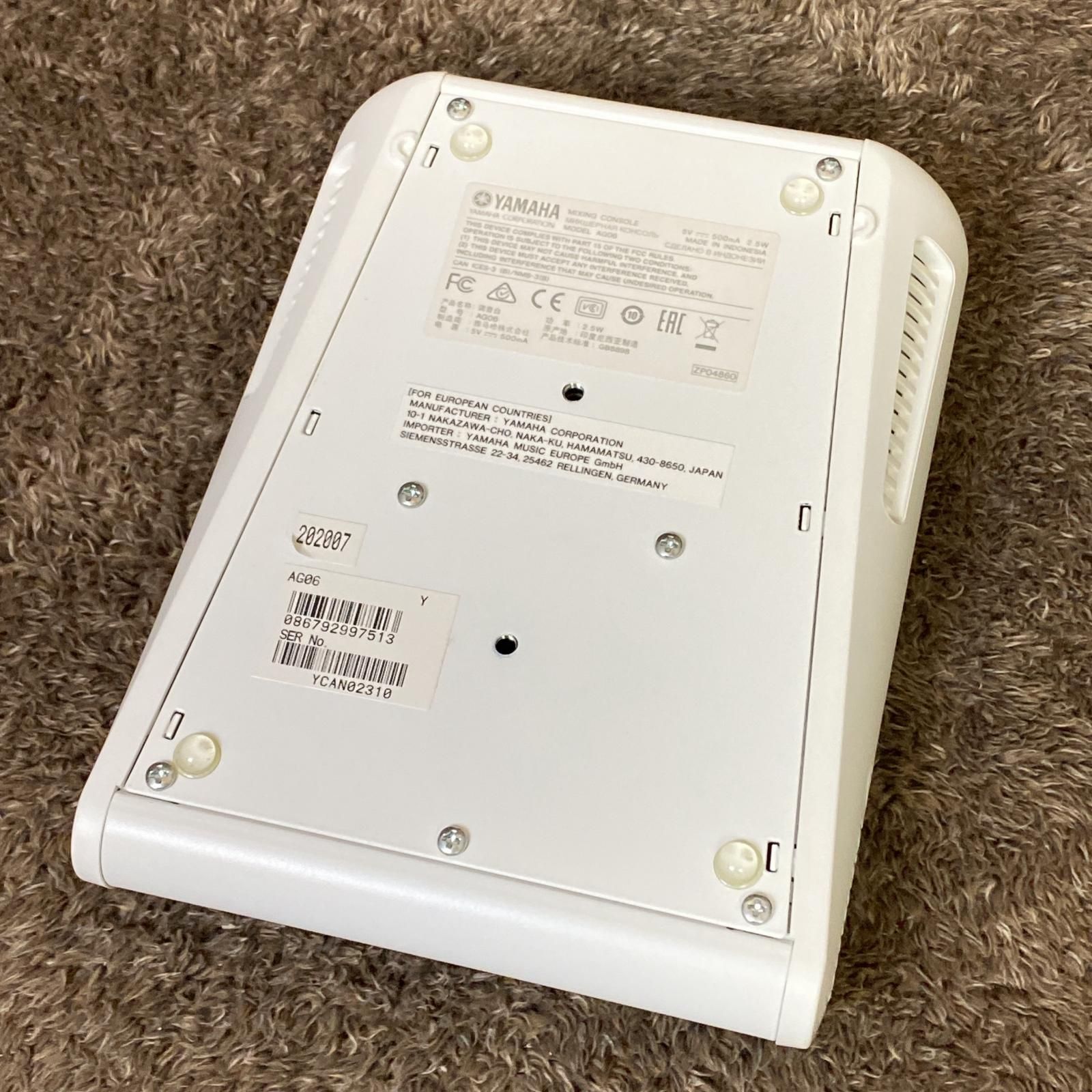 尾張小牧店】【楽器】 YAMAHA | ヤマハ DTM・DAW・音響機器 AG06 注文