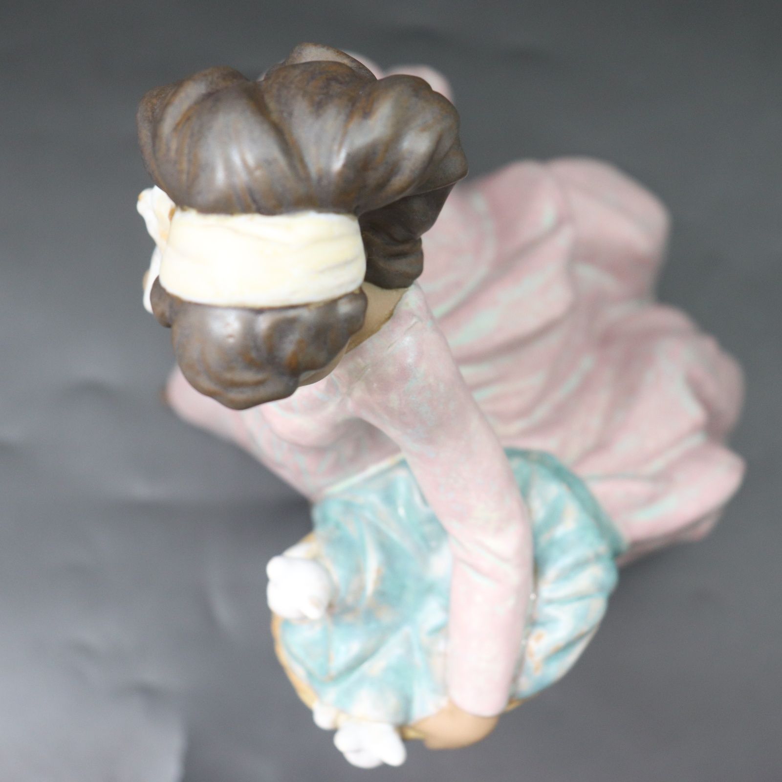 ITER3K94RU8O LLADRO リヤドロ バスケットを持つ少女と3匹の猫 高品質