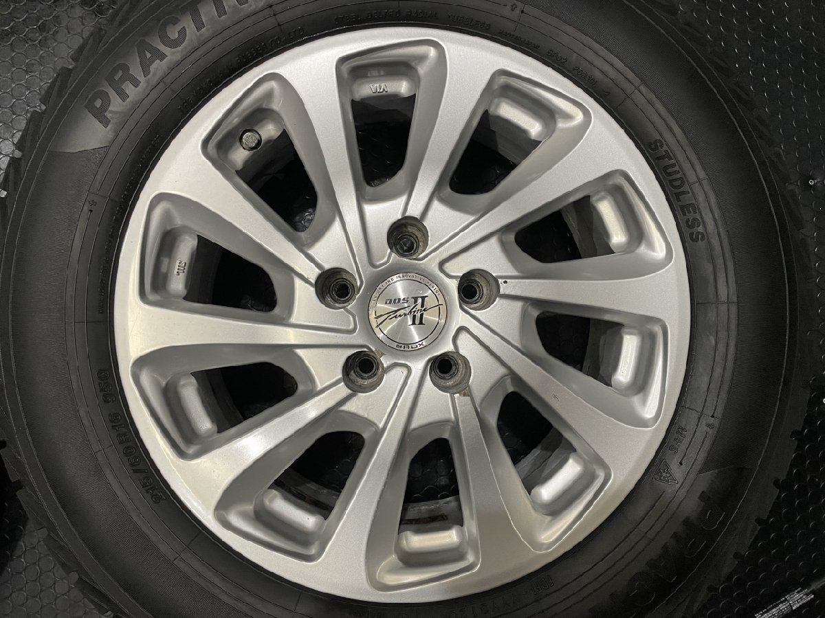 PRACTIVA ICE BR02 215/60R16】スタッドレス【D.O.S TURBINE II 16 