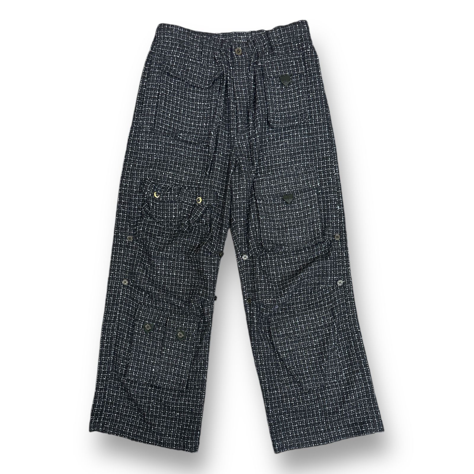 定価74800円 DAIRIKU 24AW Tweed PKT Cargo Pants ツイード