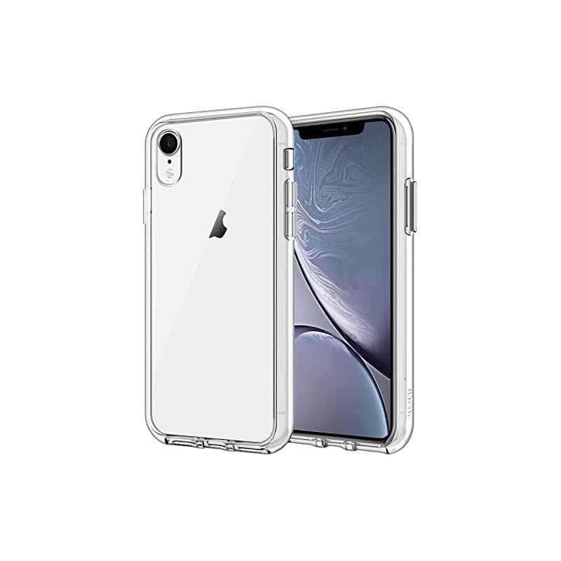 JETech iPhone XR 6.1インチ用ケース 耐衝撃バンパーカバー クリア 0