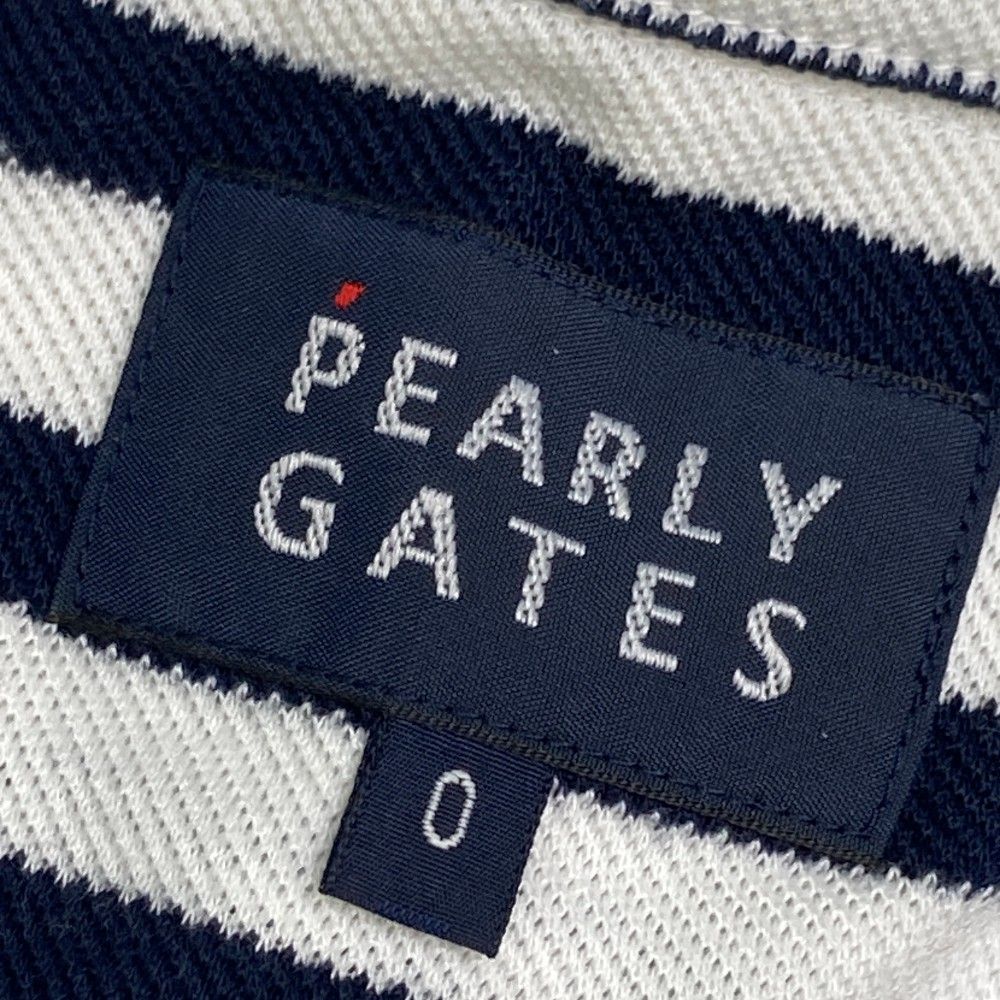 サイズ：0 PEARLY GATES パーリーゲイツ 半袖シャツ ストライプ