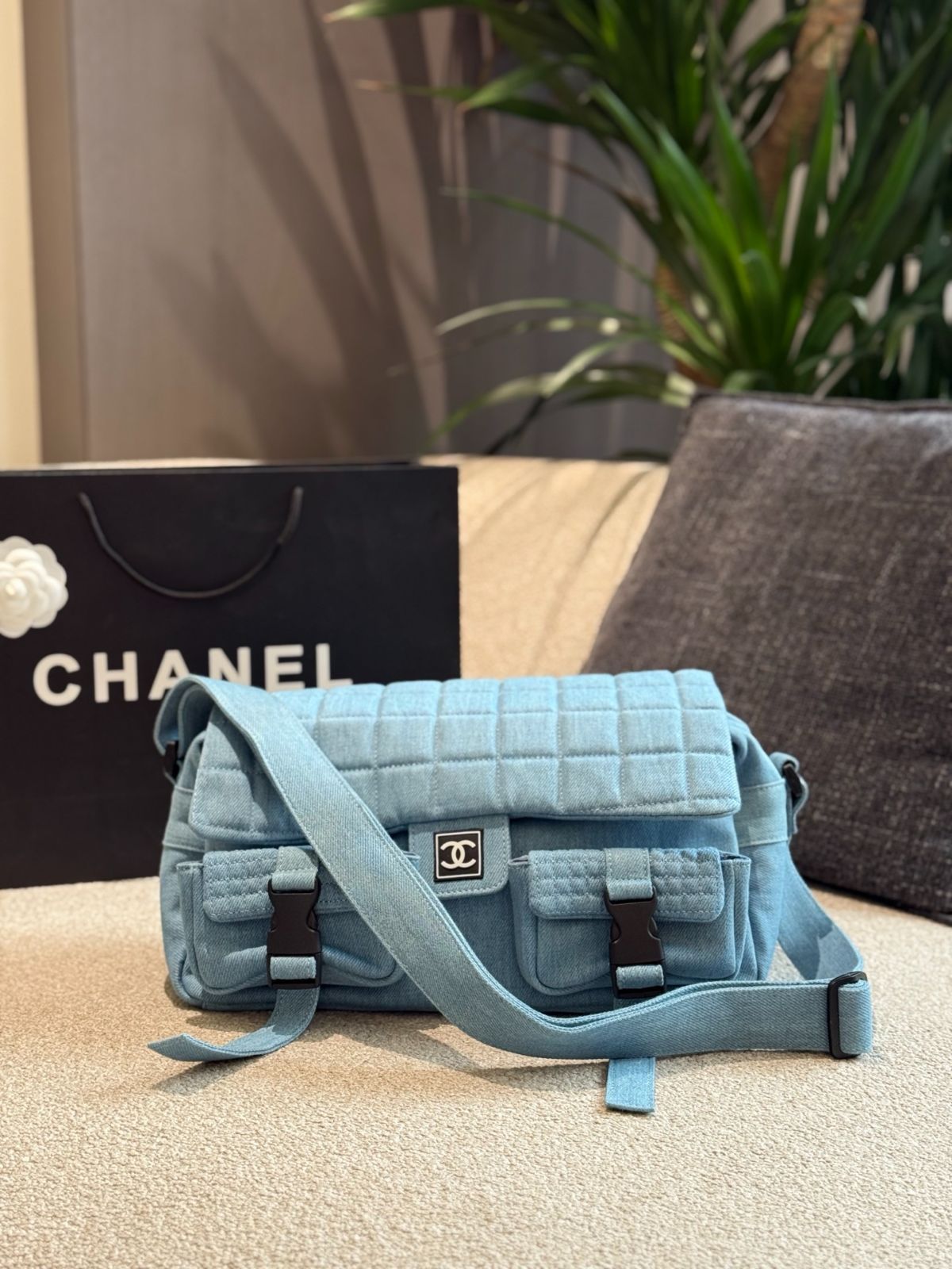 今日特価】Chanel Denim Vintage Bag / シャネル デニム