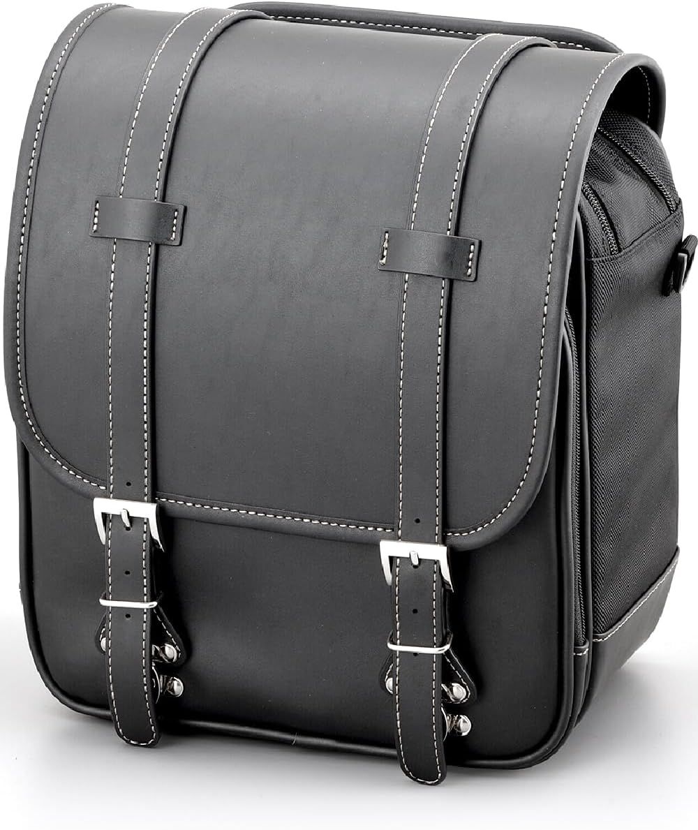 ヘンリービギンズ(Henly Begins) デイトナ バイク用 サイドバッグ 13L タンデム対応 サドルバッグ DHS-18 プレーン 18994