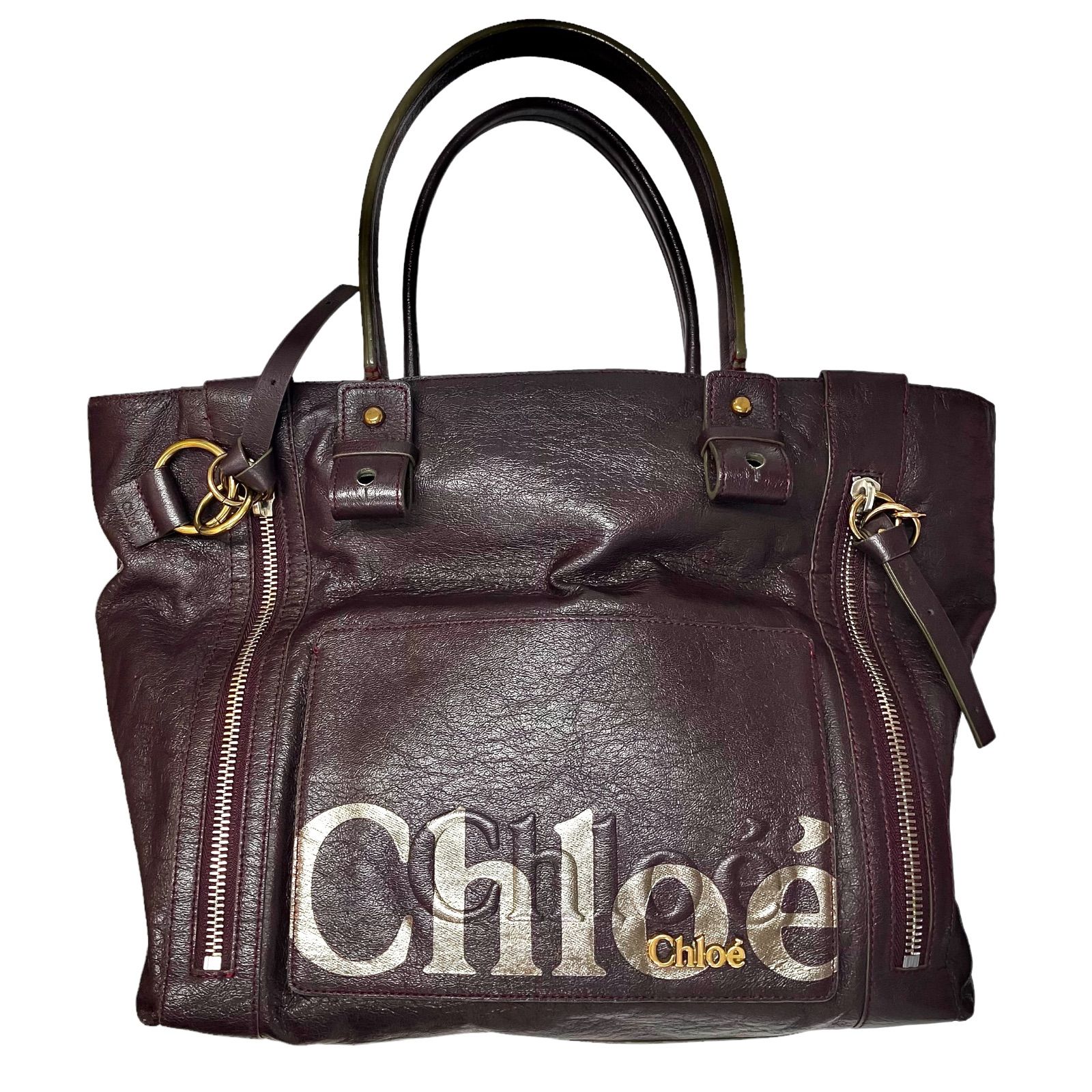 美品 とてもきれいです⭐️Chloe】 クロエ エクリプス トート バッグ  