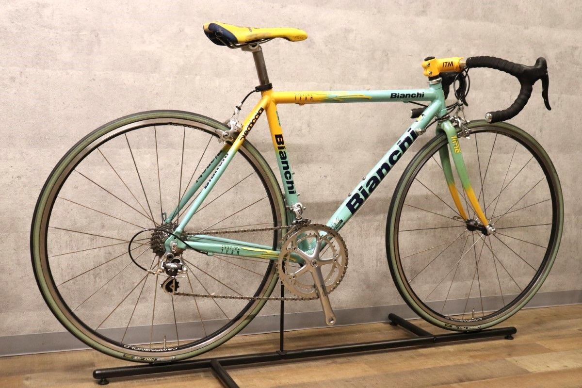 【80s☆ビンテージ】BIANCHI ロードバイク カンパニョーロ 525mm ビアンキ Bianchi メガプロ MEGA PRO XL 85ème TOUR DE FRANCE