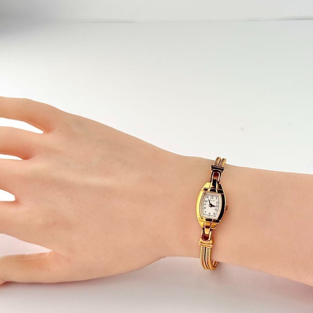 ハミルトン ゴールド H311410 ミニサイズ 新品電池 レディース