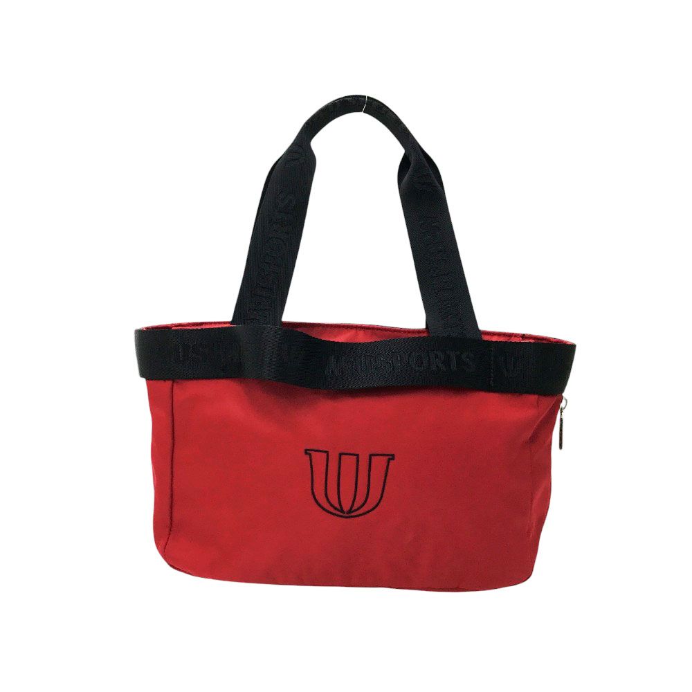 新品 MUスポーツ モノグラムプリント カートバッグ ラウンドバッグ M