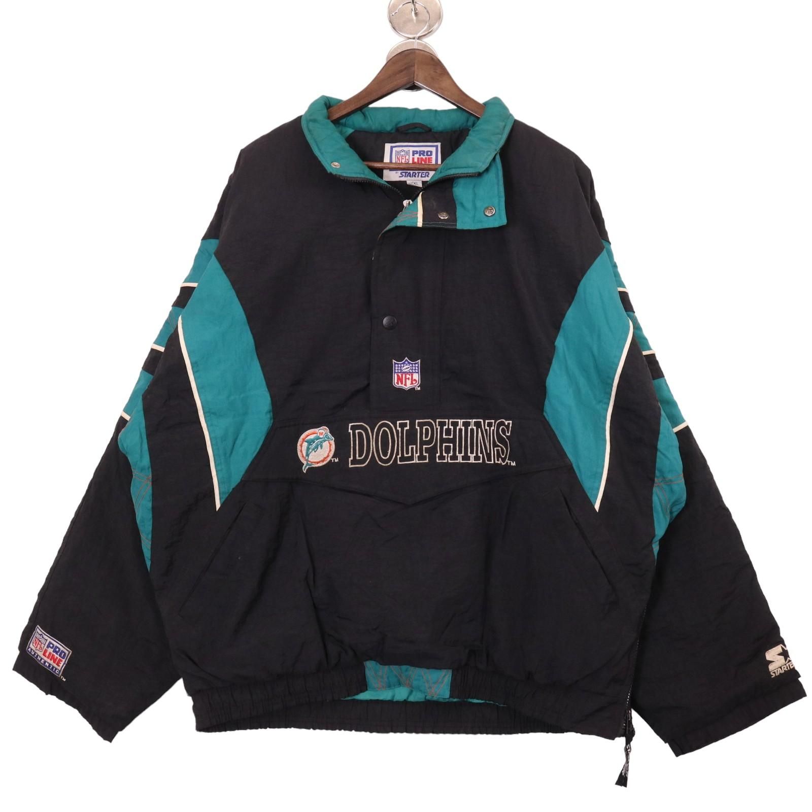 マイアミ・ドルフィンズ スターター ジャケット 00年代 STARTER スターター NFL マイアミ・ドルフィンズ プル