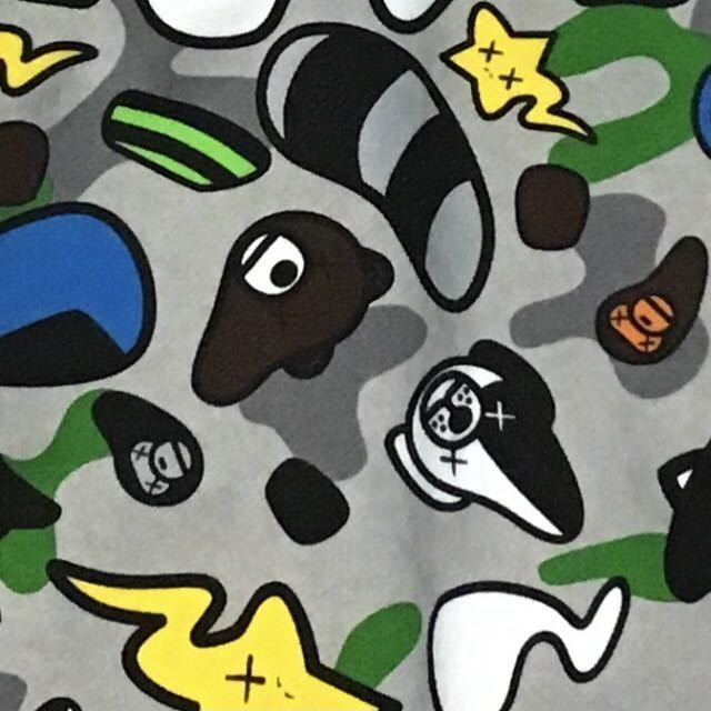 BAPE × KAWS MILO animal kingdom パーカー KIDS 100サイズ カウズ a ...