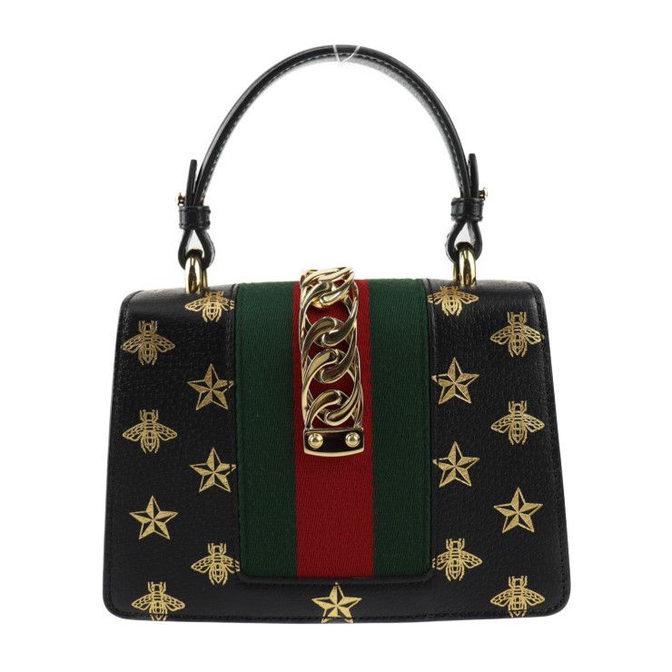 GUCCI グッチ シルヴィ ミニバッグ ハンドバッグ 470270 レザー 