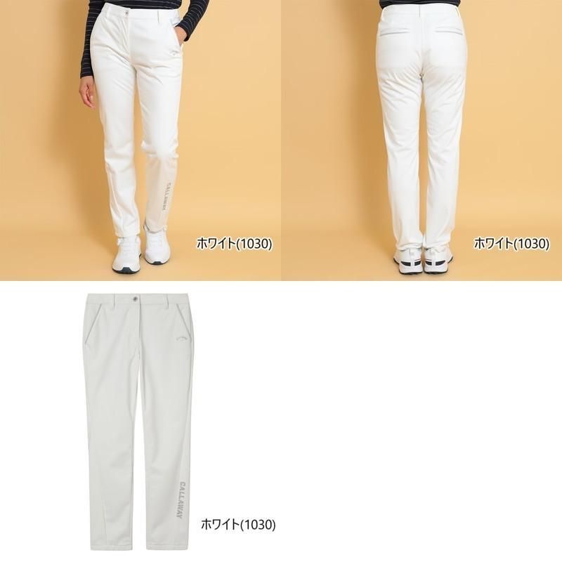 Ld ♥品 ロングパンツ レディース キャロウェイ アパレル Callaway APPAREL ゴルフウェア ホワイト 葛西店