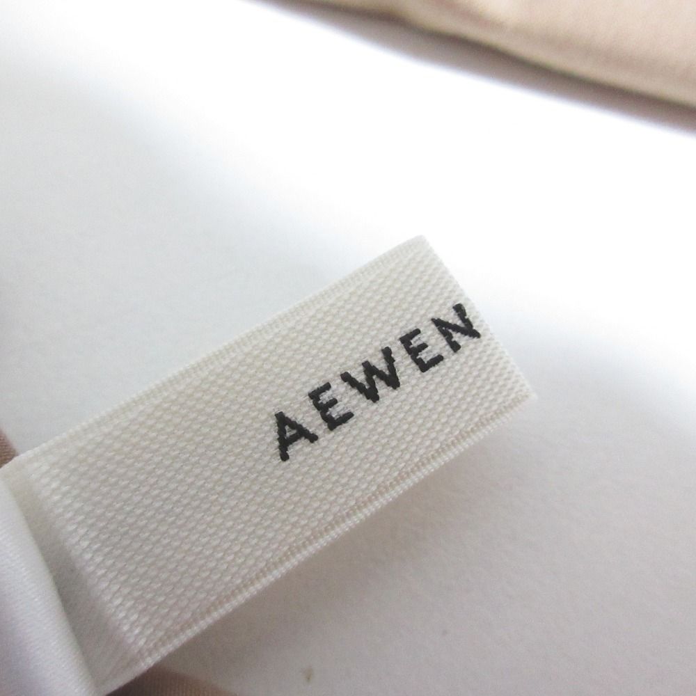 美品 AEWEN MATOPH イウエンマトフ オーガンジー ボウタイ ブラウス 1582-215-0022 36 ベージュ レディース 古着 中古 AEWEN MATOPH - 美品 AEWEN MATOPH イウエンマトフ オーガンジー