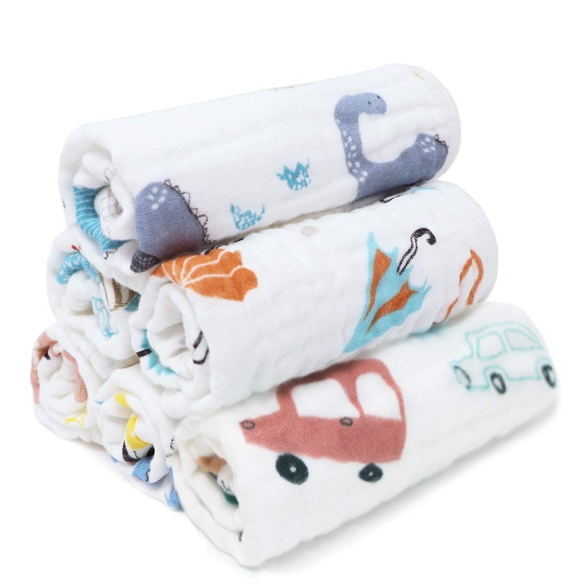 得価，新品 新品 [LILY CUPS] ガーゼタオル ループ付 ベビー ガーゼハンカチ 6層 綿100％ 6枚組 30×30cm (6枚組(30*30cm)) ベビーオイル・ローション