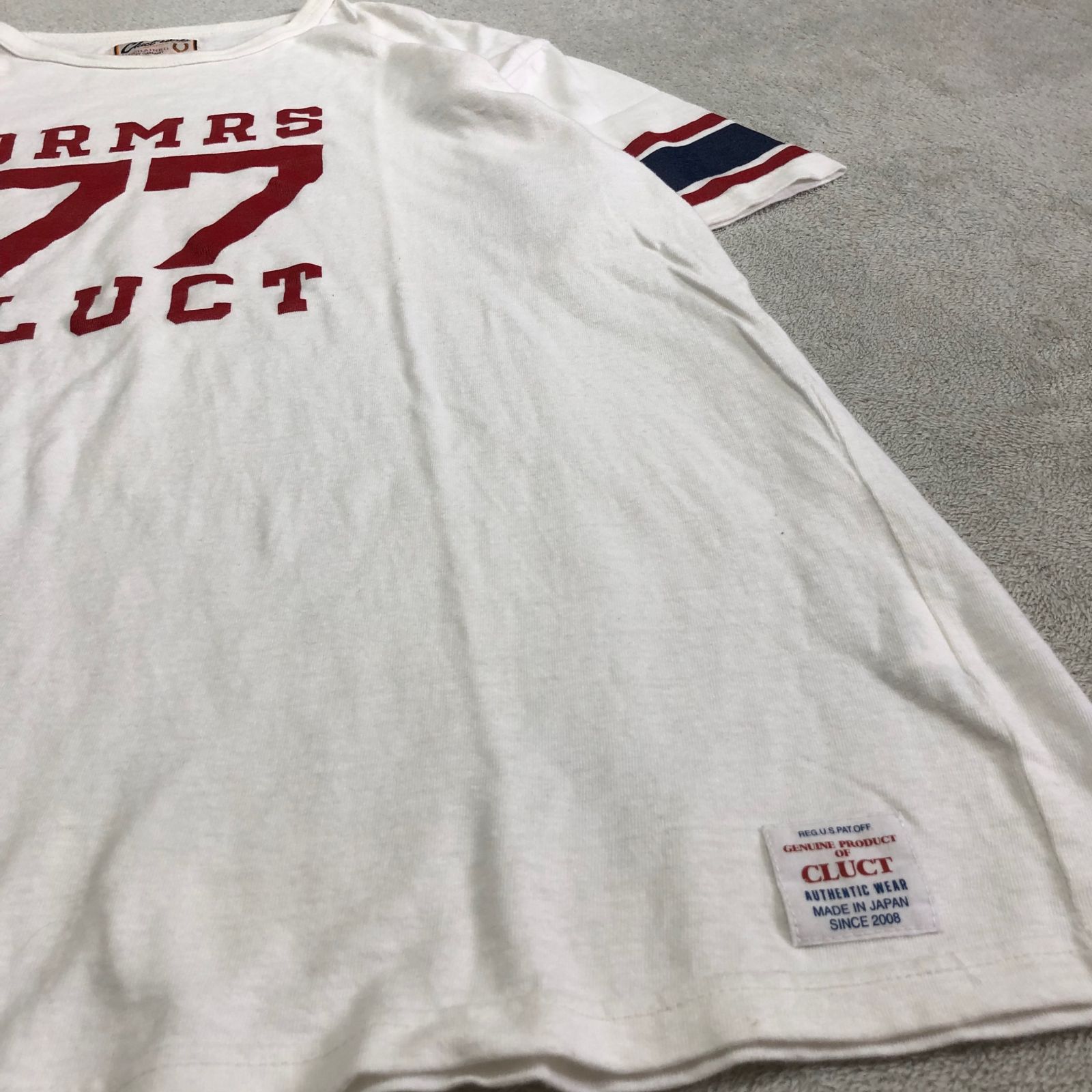 CLUCT FOOTBALL TEE フットボールTシャツ ショートスリーブTシャツ 