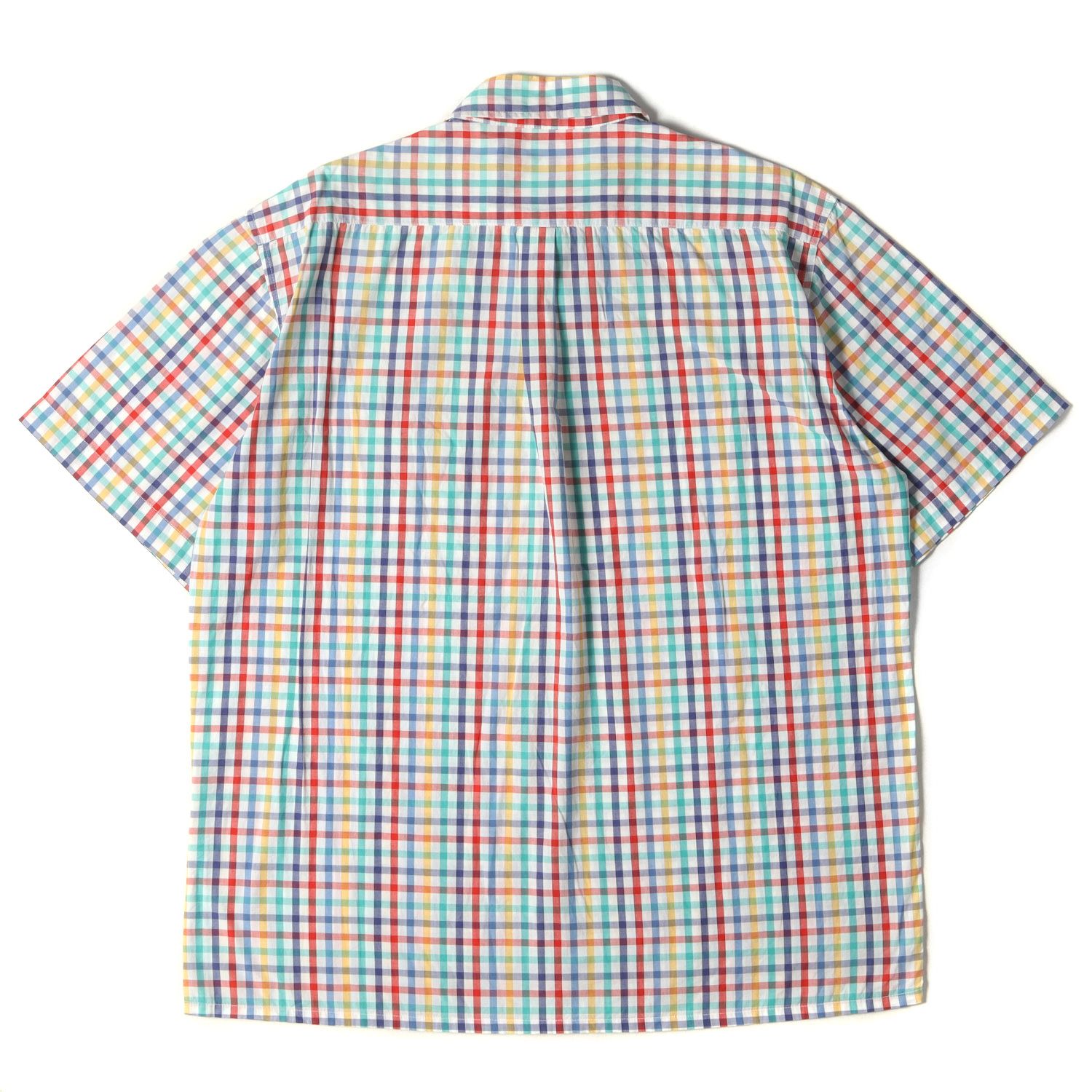 Supreme - 【SUPREME】90s 初期 バックヨークチェック半袖シャツ