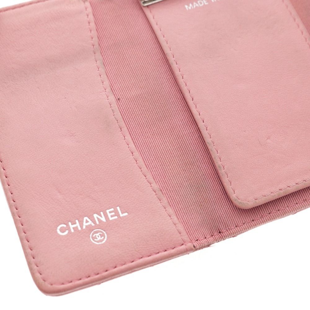 CHANEL シャネル　キーケース　マトラッセ　ピンク　6連 CHANEL シャネル キーケース マトラッセ ピンク 6連 - メルカリ
