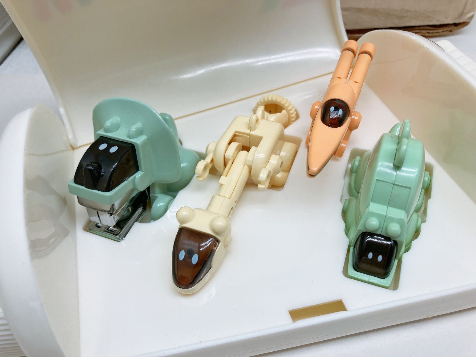 ハミガキからとびだせ!! ポケットザウルス文具 プレゼント ライオン 懸賞 販促 1985年 昭和レトロ Pocket Saurus