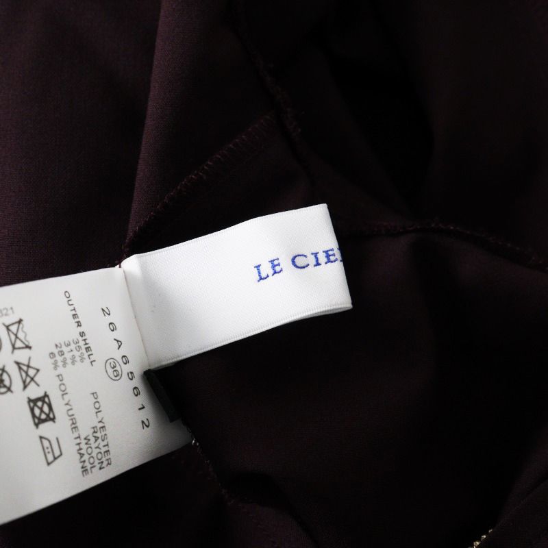 新品 未使用 定価36900円 2024AW ルシェルブルー LE CIEL BLEU Front  