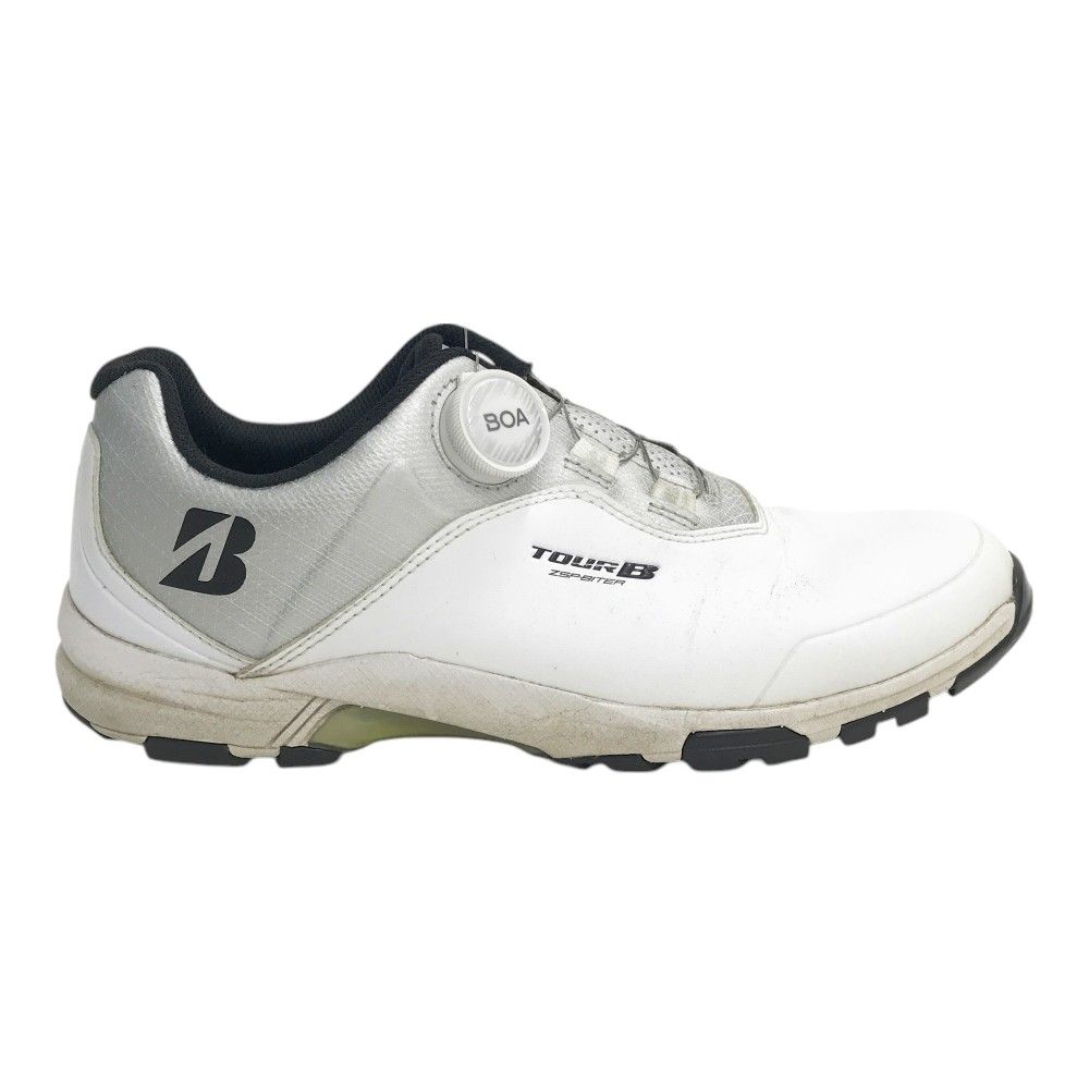 BRIDGESTONE GOLF  ブリヂストンゴルフ SHG950 ゼロスパイク バイターライト TOUR B BOA ゴルフシューズ ×シルバー ホワイト系 25.5 [240101484552] ゴルフウェア メンズ ストスト BRIDGESTONE GOLF ブリヂストンゴルフ SHG950 ゼロスパイク