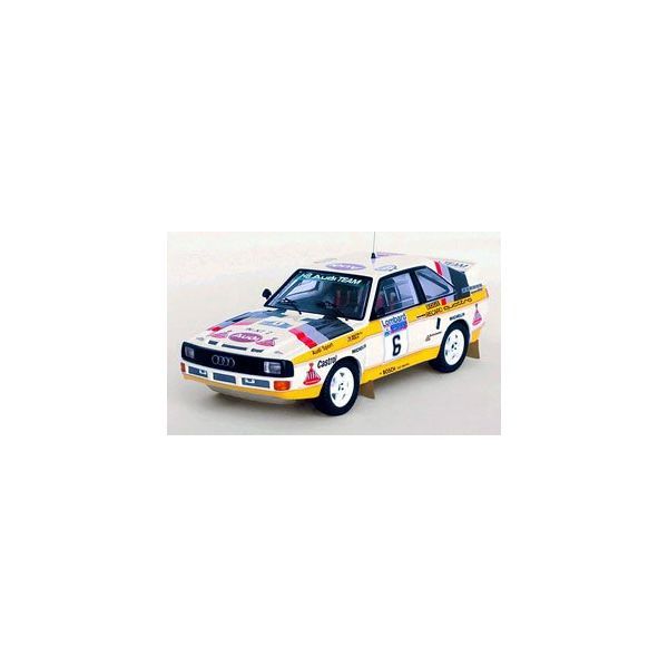 【新品・7営業日以内発送】国際貿易 5601673592936 RRuk93 トロフュー 1／43 アウディ スポーツ クアトロ 1984年RACラリー 4位 ＃6 M． Mouton ／ F． Pons【沖縄離島販売不可】