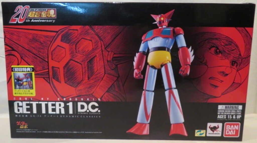 GX-74 ゲッター 1 DC フィギュア BANDAI　初回版 超合金魂 GX-74 ゲッター1 D.C. | 魂ウェブ