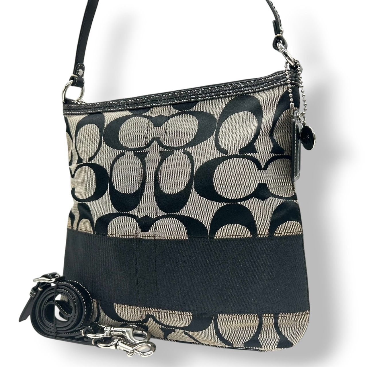 COACH コーチ ショルダーバッグ 2WAY シグネチャー F13674 COACH コーチ ショルダーバッグ 2WAY シグネチャー F13674
