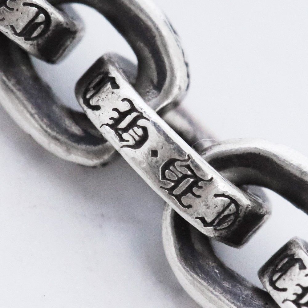 CHクロスペンダント ラージ with ベイル ペーパーチェーン50cm クロム