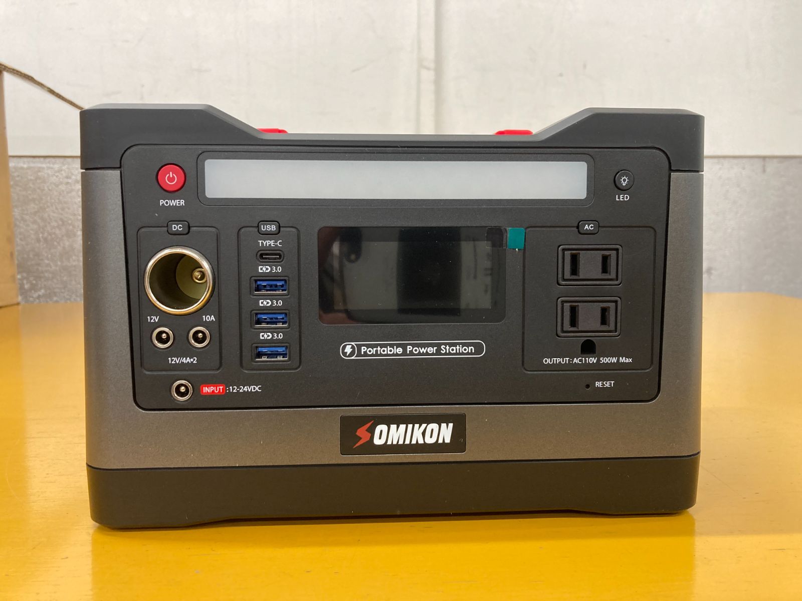 Somikon ポータブル電源 大容量 500W 家庭用蓄電池 168000mAh/537Wh
