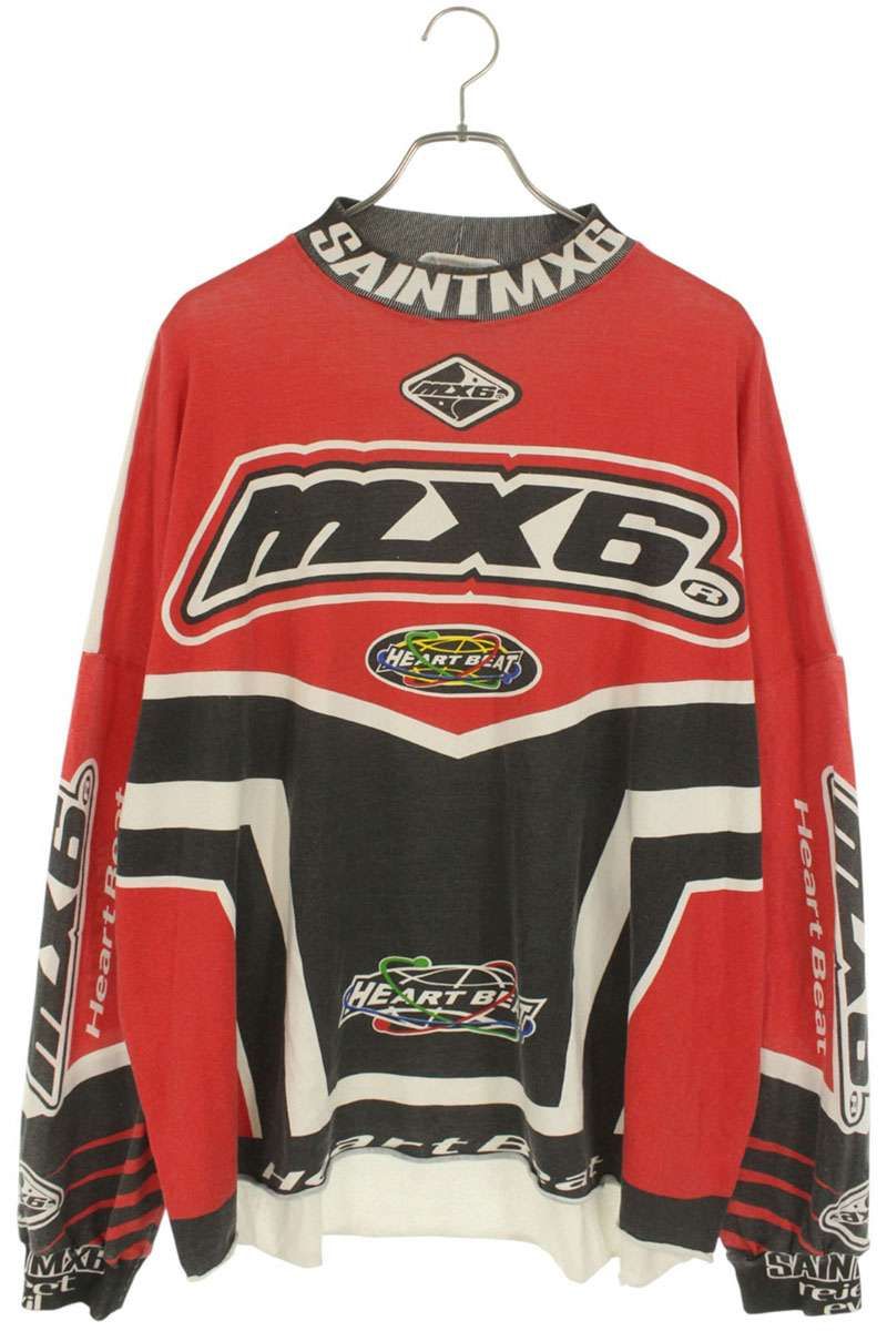 セントマイケル 24AW SM-YS1-0000-019 ウォッシュド加工ファンネルネック長袖カットソー メンズ ONE SIZE